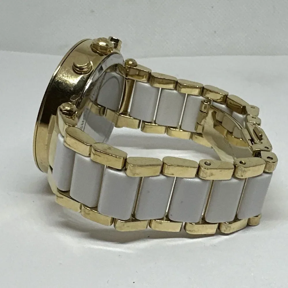Michael Kors Parker MK6119 Women's Two Tone Analog Dial Quartz Wrist Watch NUL63
